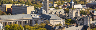 aerial view of Yale University’s Schwarzman Center